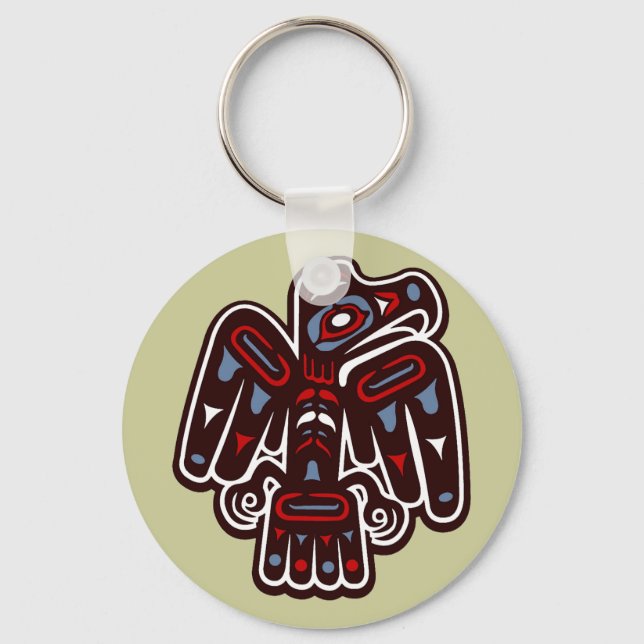 Haida Thunderbird Nyckelring (Framsida)