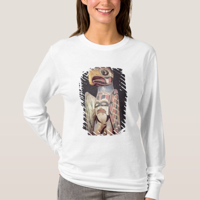 Haida"Thunderbird" staty (målat trä) Tee (Framsida)