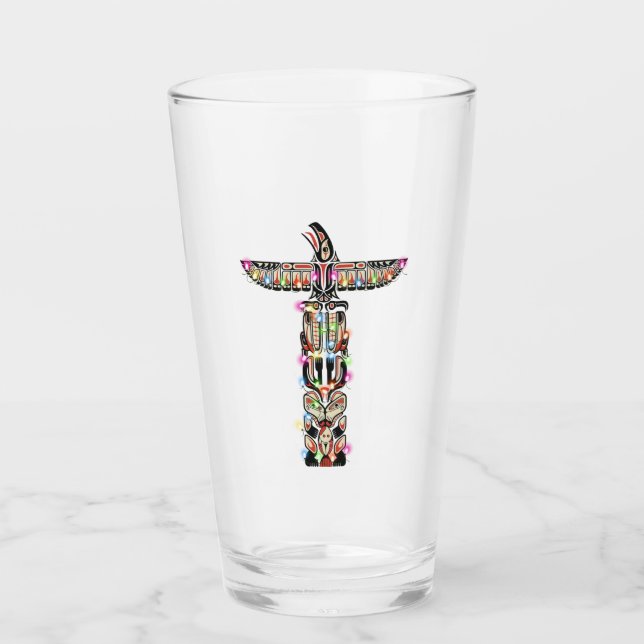 Haida Thunderbird Symbolism Haida Native Glaskopp (Framsida)