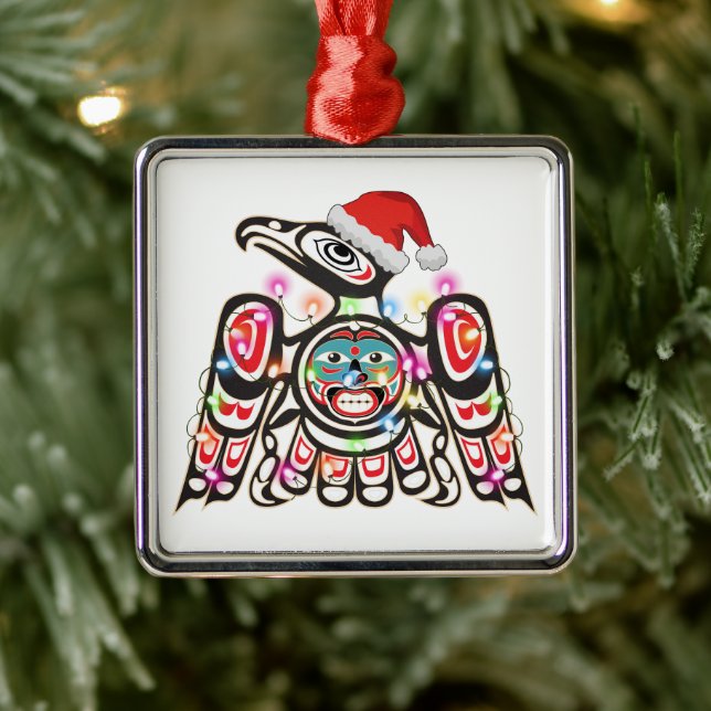 Haida Thunderbird Symbolism Ornament Target Jesus (Träd)