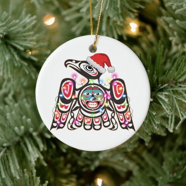 Haida Thunderbird Symbolism Ornament Target Jesus (Träd)