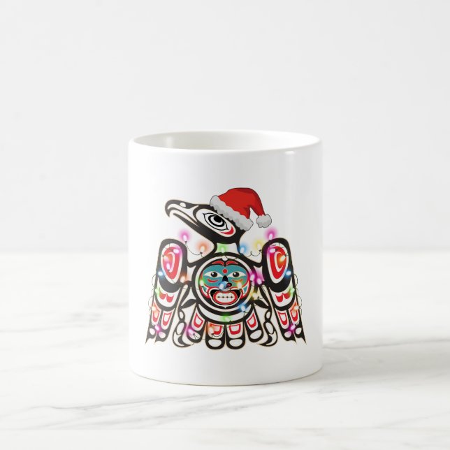 Haida Thunderbird Symbolism Ornament Target Jesus Kaffemugg (Center)