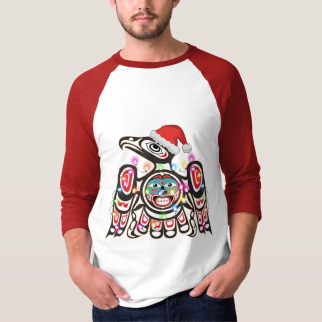 Haida Thunderbird Symbolism Ornament Target Jesus T Shirt (Framsida)