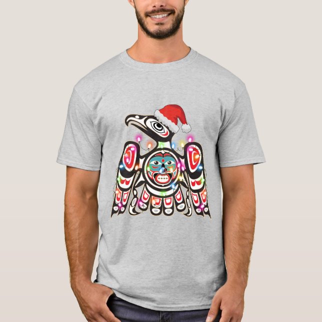 Haida Thunderbird Symbolism Ornament Target Jesus T Shirt (Framsida)