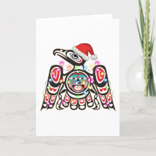 Haida Thunderbird Symbolism Ornament Target Jesus Tack Kort