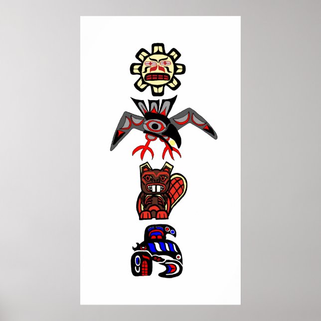 Haida Totem 2 Poster (Framsidan)