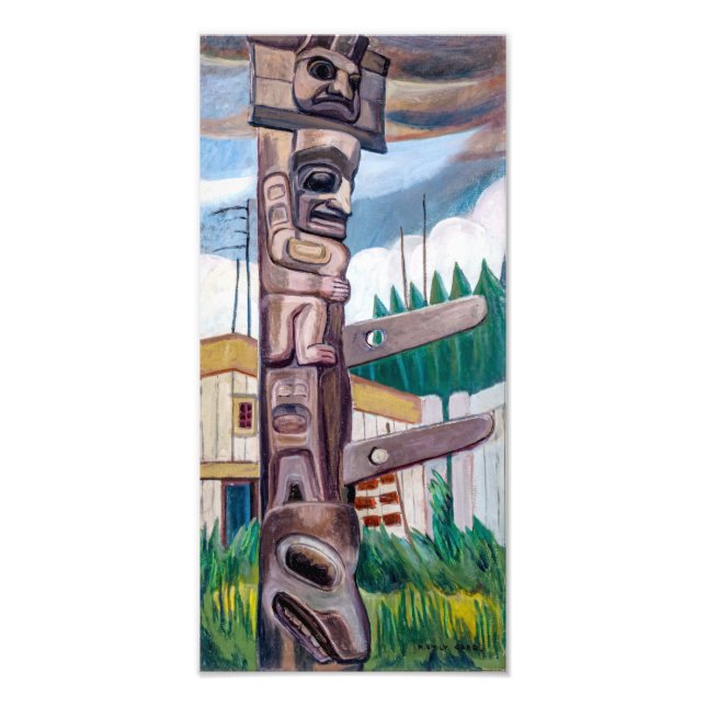Haida Totem | Emily Carr | Fototryck (Framsidan)
