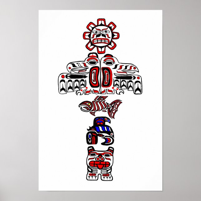Haida Totem Poster (Framsidan)