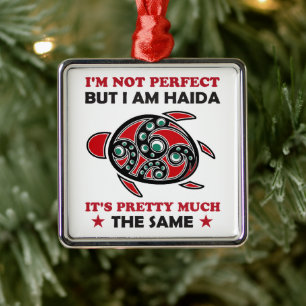 Haida Turtle Haida First Nation Native Pride Julgransprydnad Metall