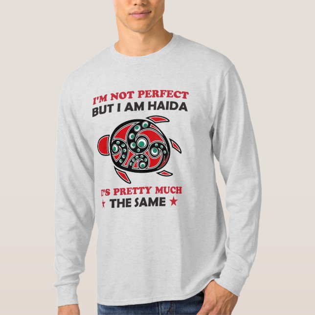 Haida Turtle Haida First Nation Native Pride T Shirt (Framsida)