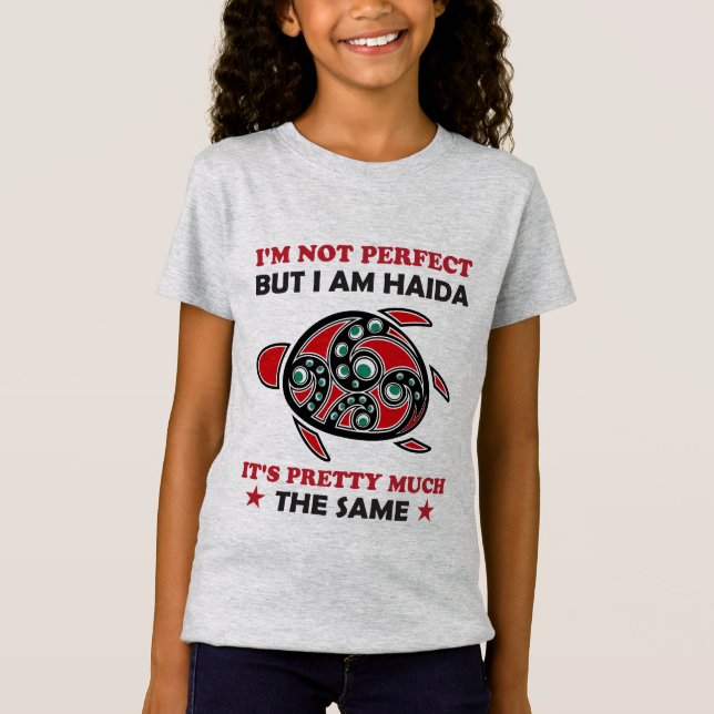 Haida Turtle Haida First Nation Native Pride T Shirt (Framsida)