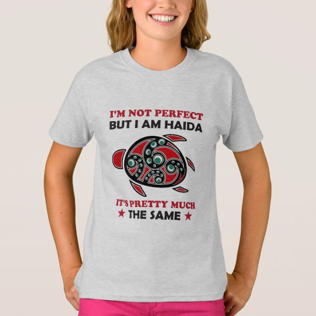 Haida Turtle Haida First Nation Native Pride T Shirt (Framsida)