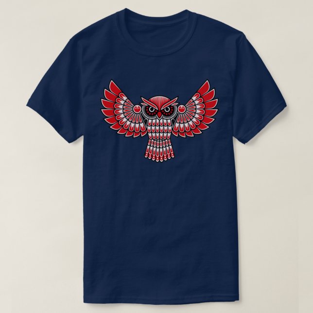 Haida Uggla Indian Native America Indigenou T Shirt (Design framsida)