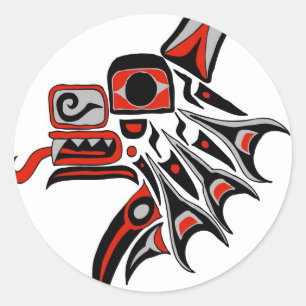 Haida Varg 2012 Runt Klistermärke