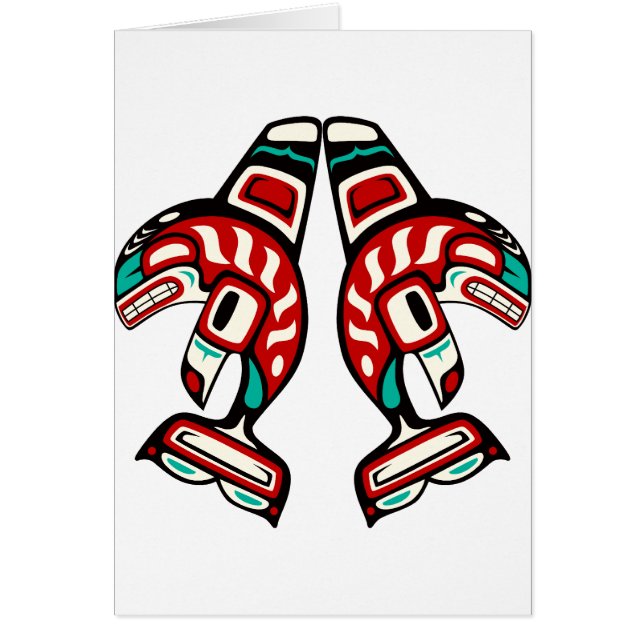 Haidaindierspäckhuggare Hälsningskort (Framsidan)