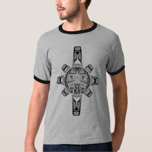 Haidasolen maskerar, grå färg t-shirt