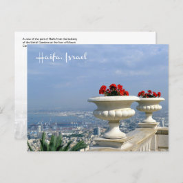 Haifas hamn, Israel - vykort