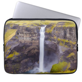 Haifoss vattenfall, Island Laptop Fodral