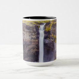 Haifoss vattenfall, Island Mugg