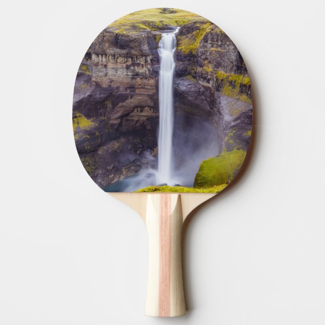 Haifoss vattenfall, Island Pingisracket (Baksidan)