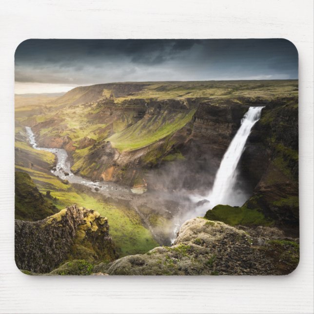 Haifoss Waterfall | Sommar i Island Musmatta (Framsidan)
