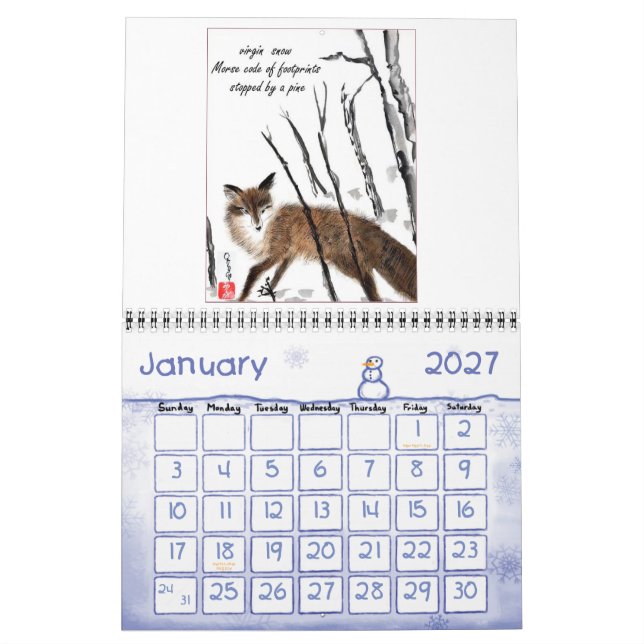 Haiga kalender 2011 (Jan 2027)