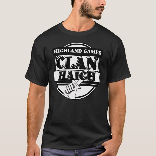Haigh Highland Games Scottish Klan T Shirt (Framsida)