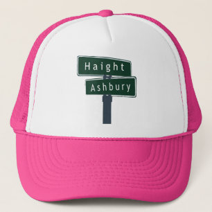 Haight Ashbury Classic Street-skylt Truckerkeps