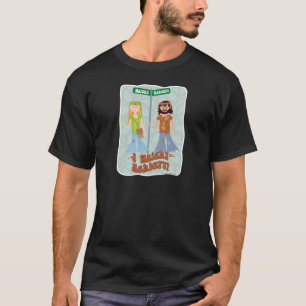 Haight Ashbury Cute Tecknade figurer Design T-shirt