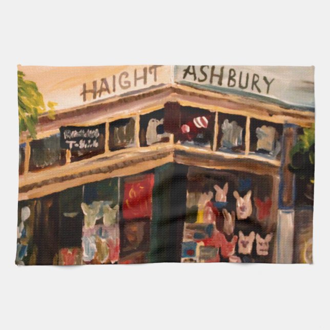 Haight Ashbury i San Francisco Kökshandduk (Horisontell)