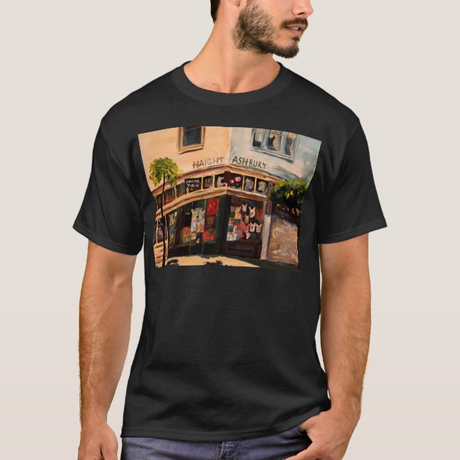 Haight Ashbury i San Francisco T-shirt (Framsida)