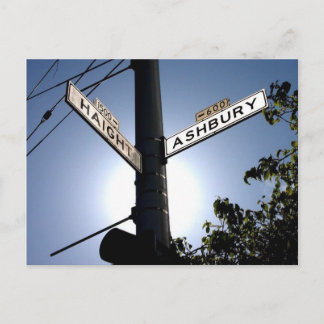 Haight & Ashbury Postcard Vykort
