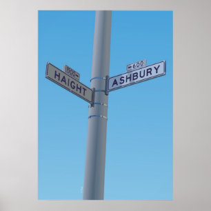 Haight - Ashbury Poster