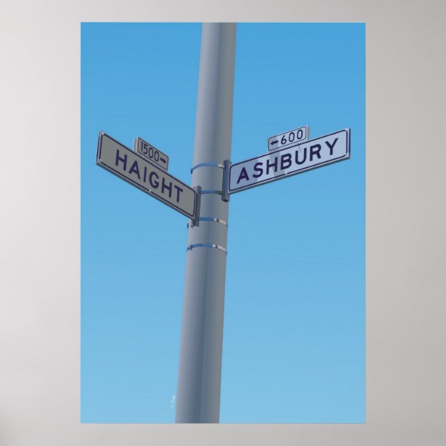Haight - Ashbury Poster (Framsidan)