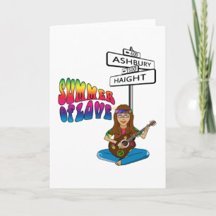Haight Ashbury sommar av kärlek Kort