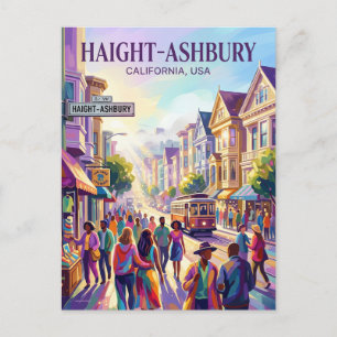 Haight-Ashbury USA Vykort