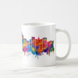 Haikou China Skyline Kaffemugg