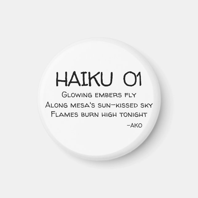 HAIKU 01 MAGNET (Framsidan)