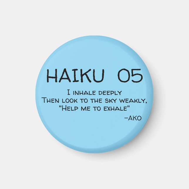 HAIKU 05 MAGNET (Framsidan)