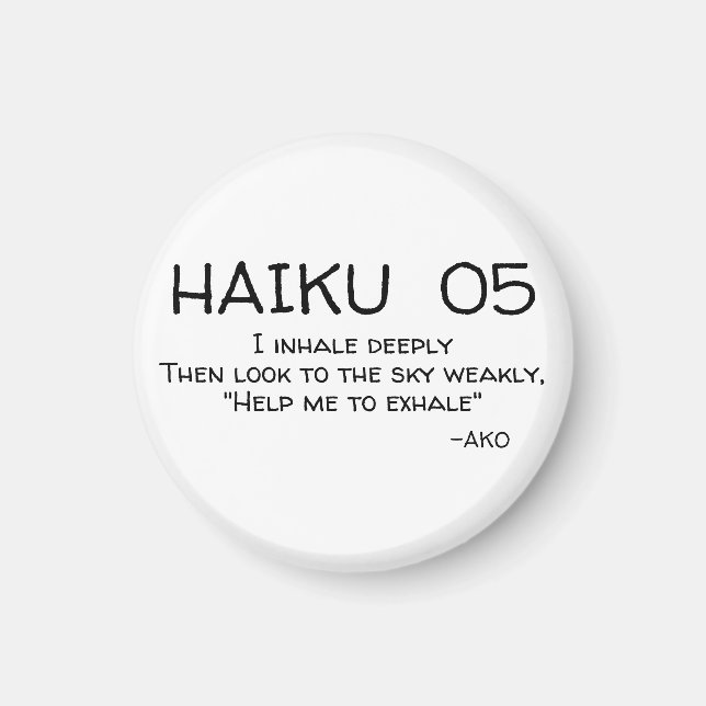 HAIKU 05 MAGNET (Framsidan)