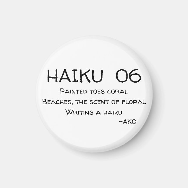 HAIKU 06 MAGNET (Framsidan)