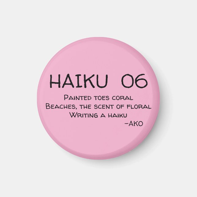 HAIKU 06 MAGNET (Framsidan)