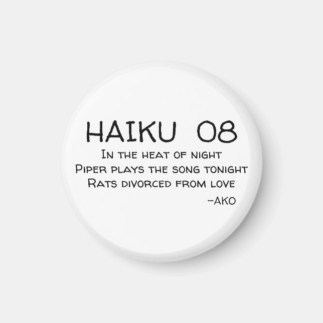 HAIKU 08 MAGNET (Framsidan)