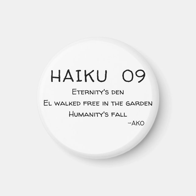 HAIKU 09 MAGNET (Framsidan)