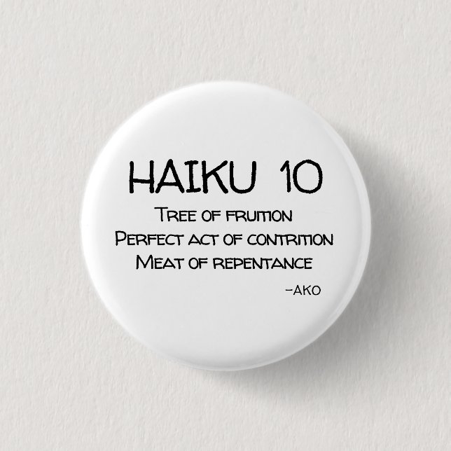 HAIKU 10 KNAPP (Framsida)