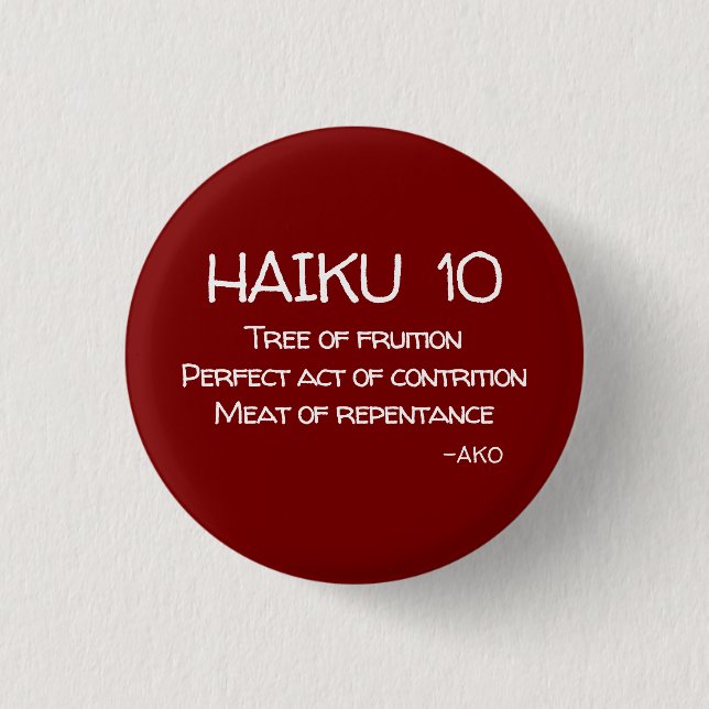 HAIKU 10 KNAPP (Framsida)