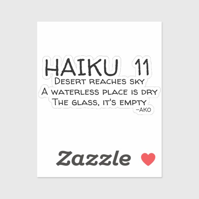 HAIKU 11 KLISTERMÄRKEN (Ark)