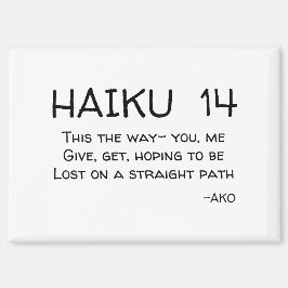 HAIKU 14 MAGNET