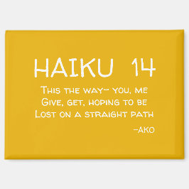 HAIKU 14 MAGNET