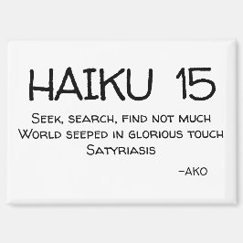 HAIKU 15 MAGNET